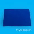Feuille de PVC bleu simple face pour la colle